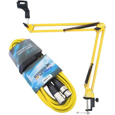 keepdrum - NB35 YW - Gelb - 35cm - Mikrofonarm keepdrum - NB35 YW - Gelb - 35cm - Mikrofonarm