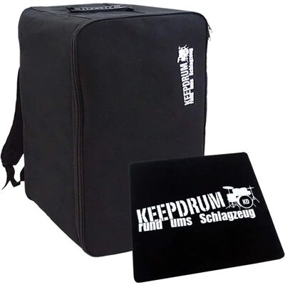 keepdrum - CB-02 - Schwarz - 3mm Polsterung - Cajon bag keepdrum - CB-02 - Schwarz - 3mm Polsterung - Cajon bag