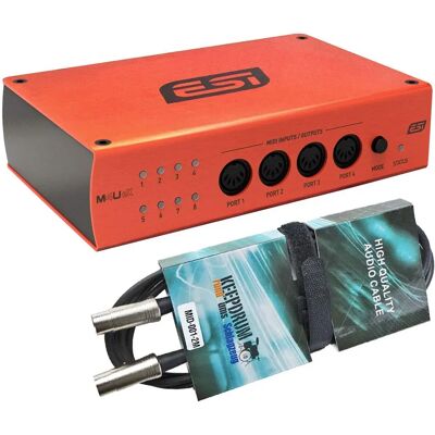 ESI - M4U eX - 8 MIDI-Ports - USB 3.0 - Audio Interface ESI - M4U eX - 8 MIDI-Ports - USB 3.0 - Audio Interface