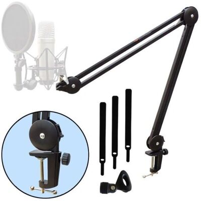 keepdrum - MS138 - Metall - 360° drehbar - Mikrofonarm Stativ keepdrum - MS138 - Metall - 360° drehbar - Mikrofonarm Stativ