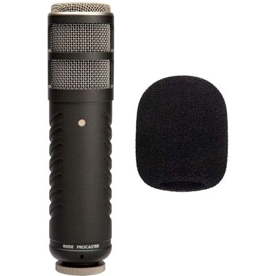 RØDE Procaster - Broadcast-Mikrofon mit WS02 Windschutz - Mikrofon RØDE Procaster - Broadcast-Mikrofon mit WS02 Windschutz - Mikrofon