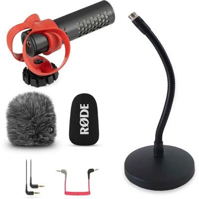 RØDE Videomicro II Kompaktes Shotgun-Mikrofon mit Stativ RØDE Videomicro II Kompaktes Shotgun-Mikrofon mit Stativ