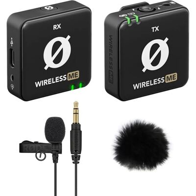 RØDE Wireless ME - Mikrofon-System mit Lavalier GO & Windschutz - Podcast, Videografie, Interviews RØDE Wireless ME - Mikrofon-System mit Lavalier GO & Windschutz - Podcast, Videografie, Interviews
