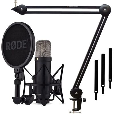 RØDE NT1 5. Generation Mikrofon - Schwarz mit Stativarm RØDE NT1 5. Generation Mikrofon - Schwarz mit Stativarm