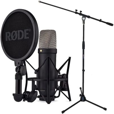 RØDE NT1 5th Generation Mikrofon - Schwarz, mit Stativ RØDE NT1 5th Generation Mikrofon - Schwarz, mit Stativ