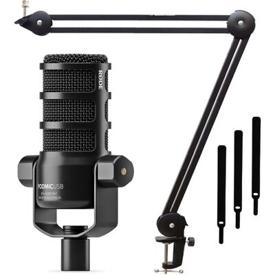 RØDE Podmic USB XLR Mikrofon mit Gelenkarm - Mikrofon RØDE Podmic USB XLR Mikrofon mit Gelenkarm - Mikrofon