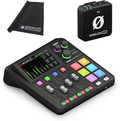 RØDE Rodecaster Duo Station - Kabelloses Mikrofon - Schwarz - Audio Mischpult RØDE Rodecaster Duo Station - Kabelloses Mikrofon - Schwarz - Audio Mischpult