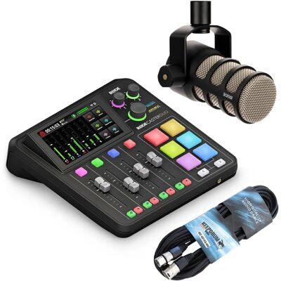 RØDE Rodecaster Duo Station - Studio-Mixer - Schwarz RØDE Rodecaster Duo Station - Studio-Mixer - Schwarz