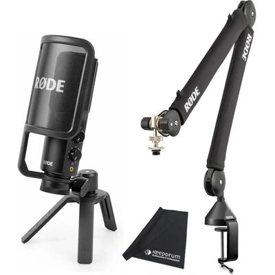 RØDE NT-USB+ Mikrofon - Hoch-Gain Preamp, DSP, Null-Latenz Monitoring RØDE NT-USB+ Mikrofon - Hoch-Gain Preamp, DSP, Null-Latenz Monitoring
