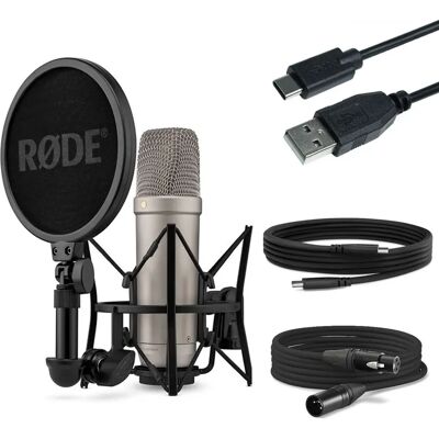 RØDE NT1 5. Generation XLR USB Mikrofon - Studio, Podcast, Live RØDE NT1 5. Generation XLR USB Mikrofon - Studio, Podcast, Live