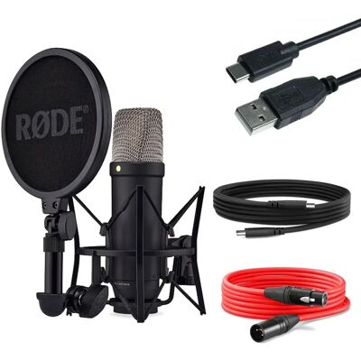 RØDE NT1 5. Generation Mikrofon - Schwarz, XLR & USB-C, Studio, Podcast RØDE NT1 5. Generation Mikrofon - Schwarz, XLR & USB-C, Studio, Podcast