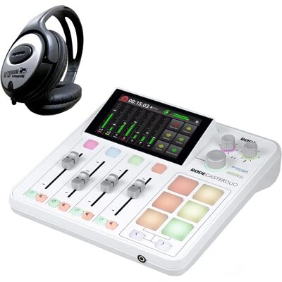 RØDE Rodecaster Duo Station - Audio Interface, Weiss RØDE Rodecaster Duo Station - Audio Interface, Weiss