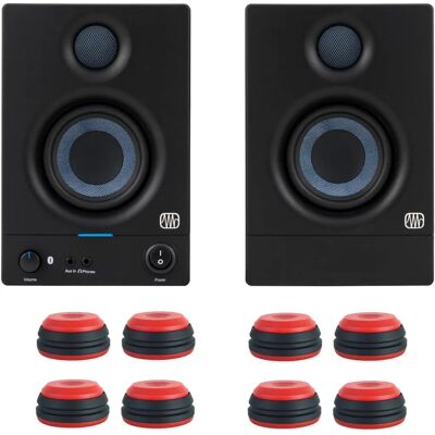 PreSonus Eris 3.5 BT Bluetooth Studio Monitor Lautsprecher - Rot PreSonus Eris 3.5 BT Bluetooth Studio Monitor Lautsprecher - Rot