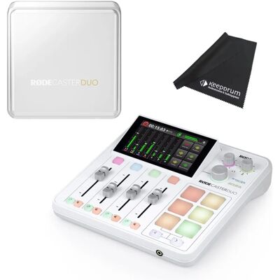 RØDE Rodecaster Duo Weiß Mischpult mit Abdeckung - Produkttyp RØDE Rodecaster Duo Weiß Mischpult mit Abdeckung - Produkttyp