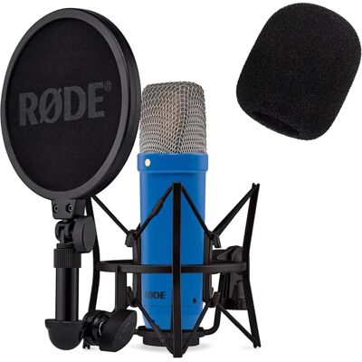 RØDE NT1 Signature Cobalt Blau Mikrofon - Studio, Live, Heimstudio, Podcast RØDE NT1 Signature Cobalt Blau Mikrofon - Studio, Live, Heimstudio, Podcast