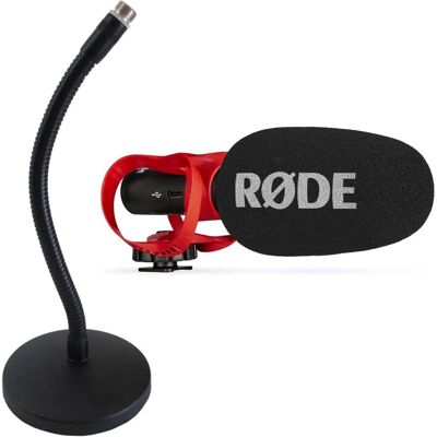 RØDE VideoMic Go II - Helix-Isolationsmontagesystem - Windschutz - USB-C + 3,5 mm TRS Mikrofon RØDE VideoMic Go II - Helix-Isolationsmontagesystem - Windschutz - USB-C + 3,5 mm TRS Mikrofon