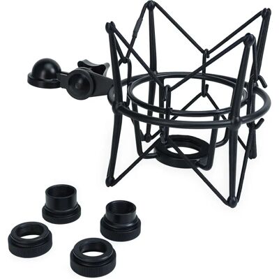 Keepdrum - MS090B - Schwarz - 180°Schwenk - Mikrofonspinne Keepdrum - MS090B - Schwarz - 180°Schwenk - Mikrofonspinne