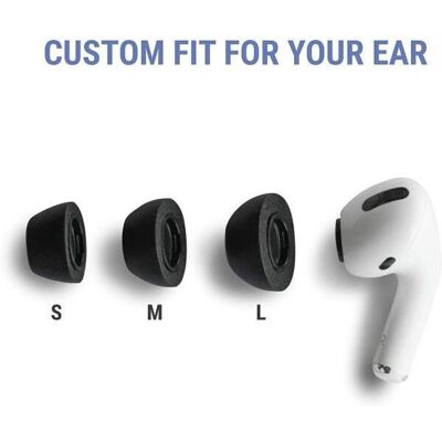 Comply 2.0 Ohrstöpsel für AirPods Pro Größe S mit Tuch, Mikrofon Comply 2.0 Ohrstöpsel für AirPods Pro Größe S mit Tuch, Mikrofon