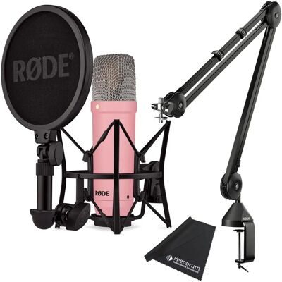 RØDE NT1 Signature Pink Studio-Mikrofon - Mikrofon mit PSA1 Gelenkarm RØDE NT1 Signature Pink Studio-Mikrofon - Mikrofon mit PSA1 Gelenkarm