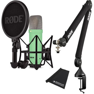 RØDE NT1 Signature Mikrofon Grün mit PSA-1+ Plus Gelenkarm - Mikrofon RØDE NT1 Signature Mikrofon Grün mit PSA-1+ Plus Gelenkarm - Mikrofon