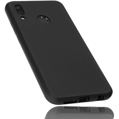 Mumbi 26035 Telefooncovring - Huawei P20 Lite, Synthetisch leer, Zwart Mumbi 26035 Telefooncovring - Huawei P20 Lite, Synthetisch leer, Zwart