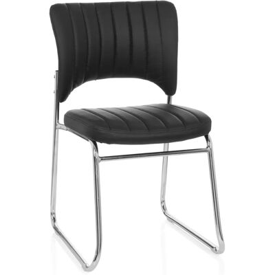 HJH OFFICE Caspi V - Chaise de bureau - Noir - Polyuréthane - Publicité HJH OFFICE Caspi V - Chaise de bureau - Noir - Polyuréthane - Publicité