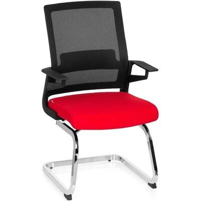 hjh OFFICE INVENTOR V - Krzesło konferencyjne Czerwone/Czarne hjh OFFICE INVENTOR V - Krzesło konferencyjne Czerwone/Czarne