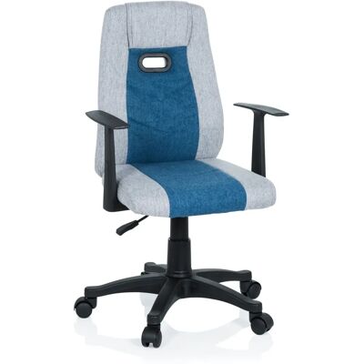 hjh OFFICE KIDDY EXTRA - Chaise pivotante ergonomique pour enfants - Gris/Bleu - Publicité hjh OFFICE KIDDY EXTRA - Chaise pivotante ergonomique pour enfants - Gris/Bleu - Publicité