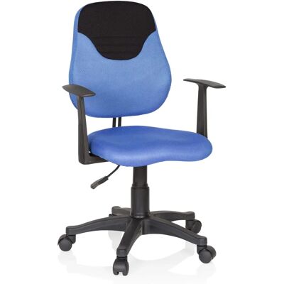 hjh OFFICE KIDDY STYLE - Chaise pivotante pour enfants Bleu/Noir - Mobilier de bureau hjh OFFICE KIDDY STYLE - Chaise pivotante pour enfants Bleu/Noir - Mobilier de bureau