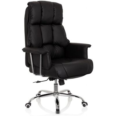 chaise de bureau hjh OFFICE Commander - Réglable, Cuir Synthétique, Noir chaise de bureau hjh OFFICE Commander - Réglable, Cuir Synthétique, Noir