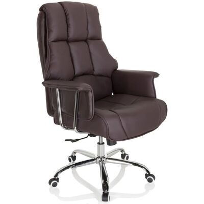 HJH OFFICE Commander Chaise de Direction Ergonomique - Marron - Fauteuil de Bureau HJH OFFICE Commander Chaise de Direction Ergonomique - Marron - Fauteuil de Bureau