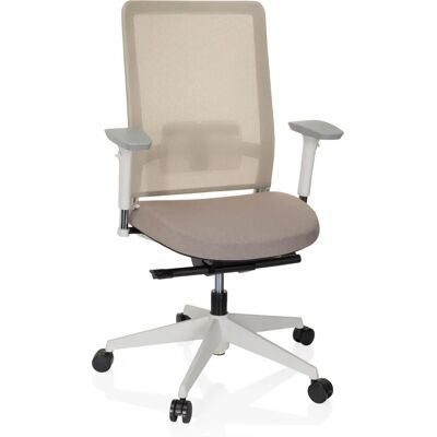 hjh OFFICE PURE WHITE Chaise de Bureau Ergonomique Beige hjh OFFICE PURE WHITE Chaise de Bureau Ergonomique Beige