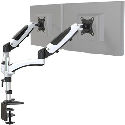 HJH OFFICE Monitorhalterung - Verstellbarer Doppelarm 15-27" HJH OFFICE Monitorhalterung - Verstellbarer Doppelarm 15-27"