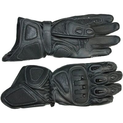 Gants de moto ROLEFF RO 49 - Imperméable au vent, cuir - Publicité Gants de moto ROLEFF RO 49 - Imperméable au vent, cuir - Publicité