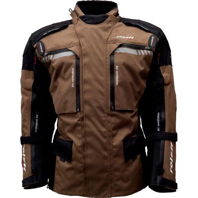 Roleff Enduro Motorradjacke - Protektoren, Belüftung, Braun Roleff Enduro Motorradjacke - Protektoren, Belüftung, Braun