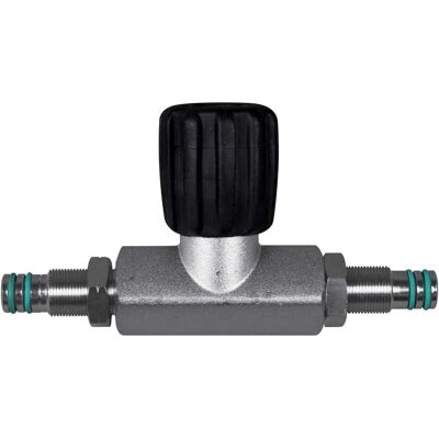 Distribuidor de aislamiento OMS - 12L, 300 Bar, Negro/Gris - Equipo de buceo Distribuidor de aislamiento OMS - 12L, 300 Bar, Negro/Gris - Equipo de buceo