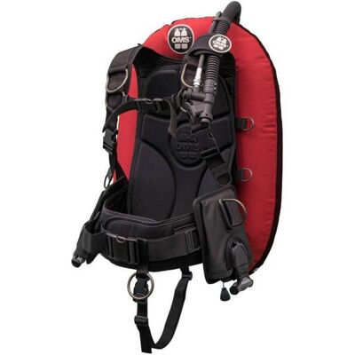 Oms IQ Lite Cb Signature - Ala de Buceo Ligera, 27 Lbs, Rojo/Negro M-L Oms IQ Lite Cb Signature - Ala de Buceo Ligera, 27 Lbs, Rojo/Negro M-L