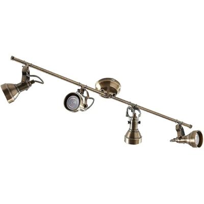 Lindby Perseas Deckenleuchte - Antikmessing, 78cm, 4 Leuchten Lindby Perseas Deckenleuchte - Antikmessing, 78cm, 4 Leuchten