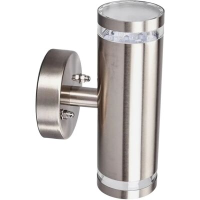 Lampada da parete LED Lindby 'Tiberius' - Moderno in acciaio inox Lampada da parete LED Lindby 'Tiberius' - Moderno in acciaio inox