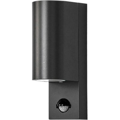 Lindby Palina Outdoor Wall Light with Sensor - Black Aluminum Lindby Palina Outdoor Wall Light with Sensor - Black Aluminum