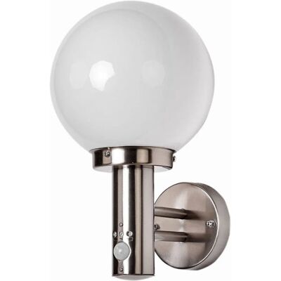 Lindby Outdoor Stainless Steel Sensor Wall Lamp - Exterior Lighting Lindby Outdoor Stainless Steel Sensor Wall Lamp - Exterior Lighting