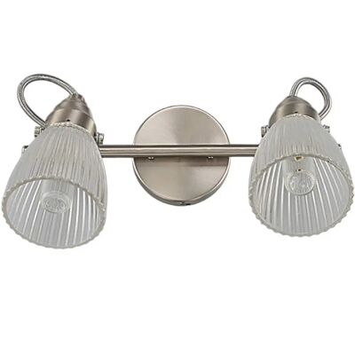 Lindby Moderne Grå Vegglampe - 2 Lys, IP44 - Bad og Utendørs Lindby Moderne Grå Vegglampe - 2 Lys, IP44 - Bad og Utendørs