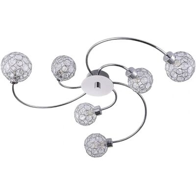 Lindby Tyron Lampada da soffitto moderna argento Lindby Tyron Lampada da soffitto moderna argento