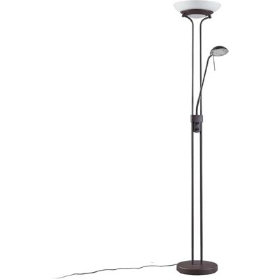 Lindby Yveta - Rustykalna regulowana lampa stojąca - Szafka łazienkowa Lindby Yveta - Rustykalna regulowana lampa stojąca - Szafka łazienkowa