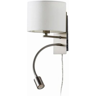 Lindby Florens - Wall Lamp - Modern Textile Design - White Lindby Florens - Wall Lamp - Modern Textile Design - White