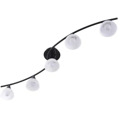 Lindby Della - Lampa sufitowa 5-lampowa - Czarny i złoty - Nowoczesny design Lindby Della - Lampa sufitowa 5-lampowa - Czarny i złoty - Nowoczesny design