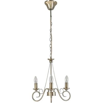 Lindby Marnia 3-Light Brass Chandelier - Lamps Lindby Marnia 3-Light Brass Chandelier - Lamps