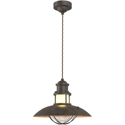 Lindby - Lampa wisząca 'Louisanne' brązowa do korytarzy Lindby - Lampa wisząca 'Louisanne' brązowa do korytarzy