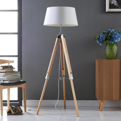 Lindby - Lampa stojąca 'Katie' w białym kolorze z trójnogiem - Oświetlenie Lindby - Lampa stojąca 'Katie' w białym kolorze z trójnogiem - Oświetlenie