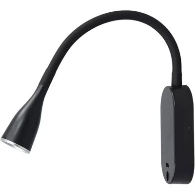 Lindby - Lampa ścienna LED 'Enna' z stacją ładowania USB - Nowoczesny czarny Lindby - Lampa ścienna LED 'Enna' z stacją ładowania USB - Nowoczesny czarny